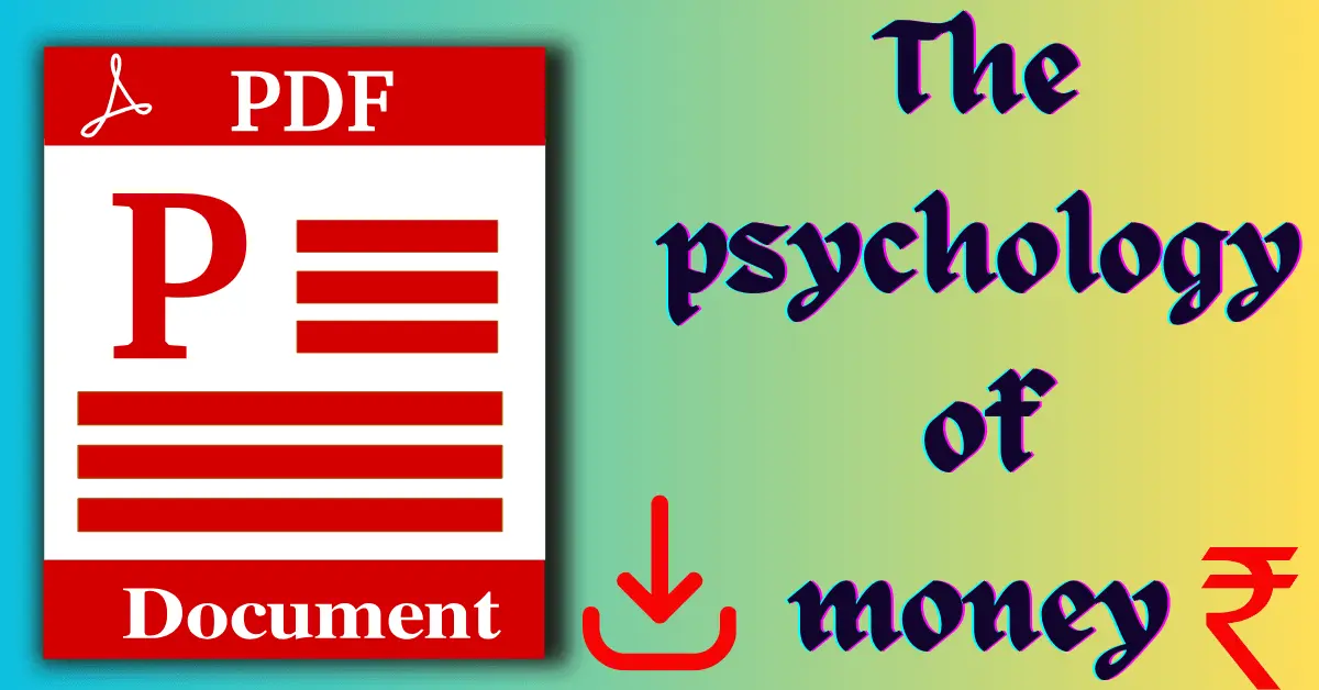 the psychology of money pdf